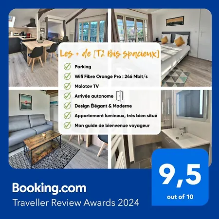 Magnifique, T2 Bis Spacieux & Calme, Neuf, Parking Apartment